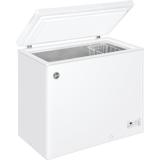 Hoover Chest Freezer - White - Lid open