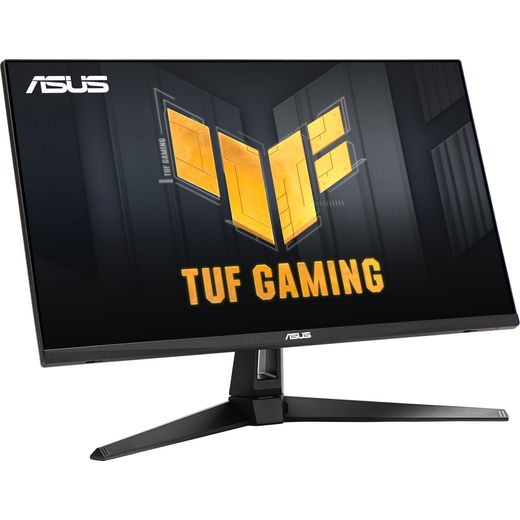 ASUS TUF Gaming VG27AQM5A 27" Quad HD Gaming Monitor with FreeSync™ Premium with NVidia G-Sync - Black - Right perspective shot