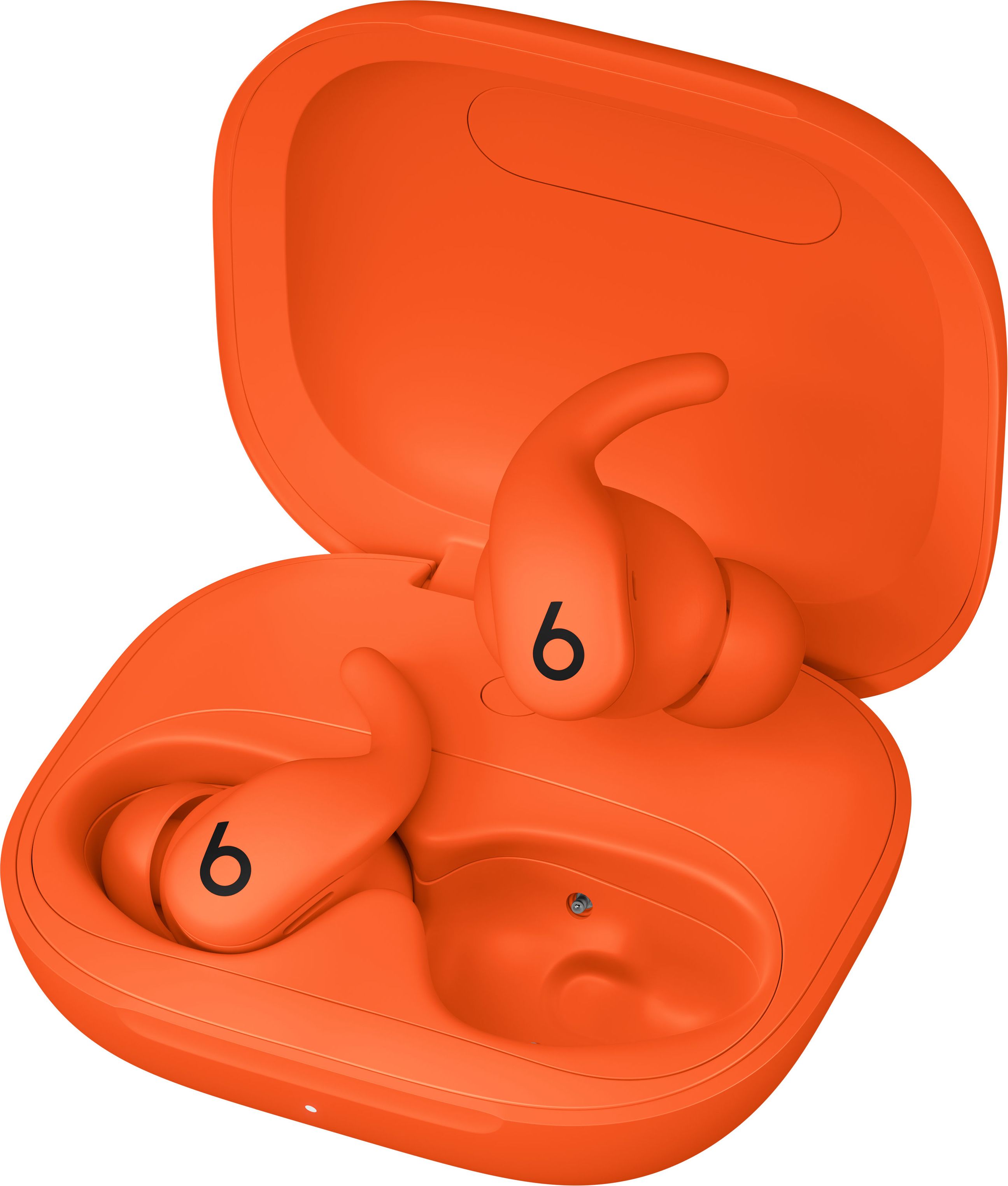 Image of Beats Powerbeats Fit True Wireless Noise Cancelling Earbuds - Spark Orange, Orange