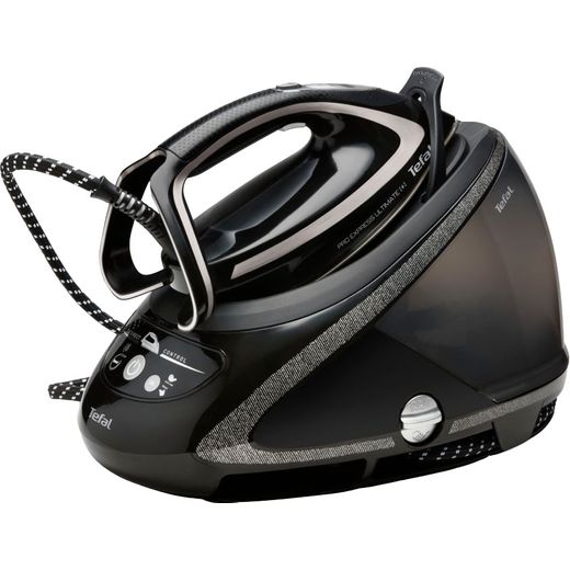 Tefal Pro Express Ultimate + GV9610 Pressurised Steam Generator Iron - Black