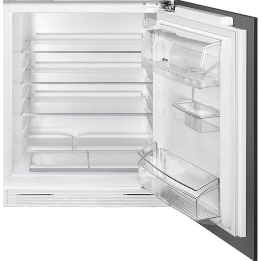 Smeg UKU8L080DF Integrated Under Counter Fridge - Fixed Door Fixing Kit - White - F Rated
