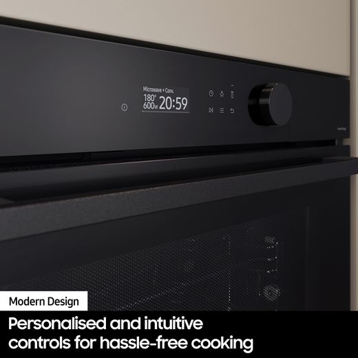 Samsung Series 5 Compact Electric Single Oven - Black Glass