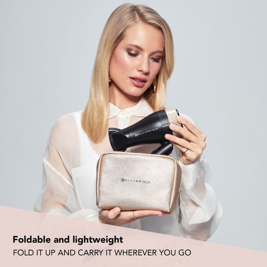 Bellissima Italia Hair Dryer - Black - Annotation - Foldable and lightweight shot