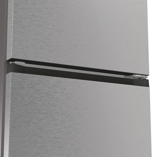 Hisense RB5P410SACCUK 203cm High No Frost Fridge Freezer - Stainless Steel - Close up handle shot 