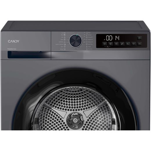 Candy Quick Pro GD 10N1BR-80 10Kg Heat Pump Tumble Dryer - Graphite - Control panel