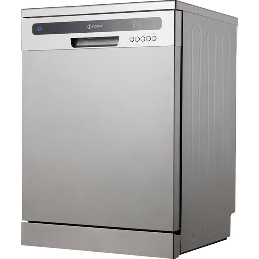 Indesit Standard Dishwasher - Silver  - left perpsective shot
