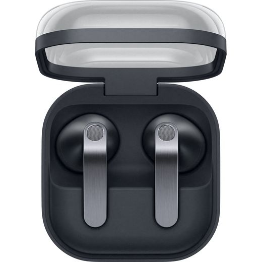 Samsung Galaxy Buds4 Headphones - Black - Front case with lid open shot