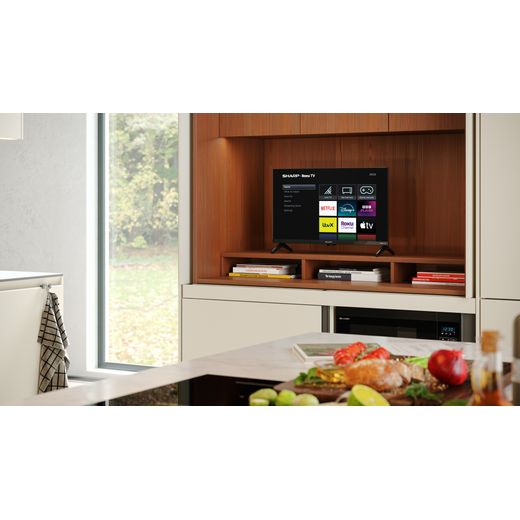 Sharp HD2225K 24" HD Smart Roku Freely TV  - Tv in living room shot