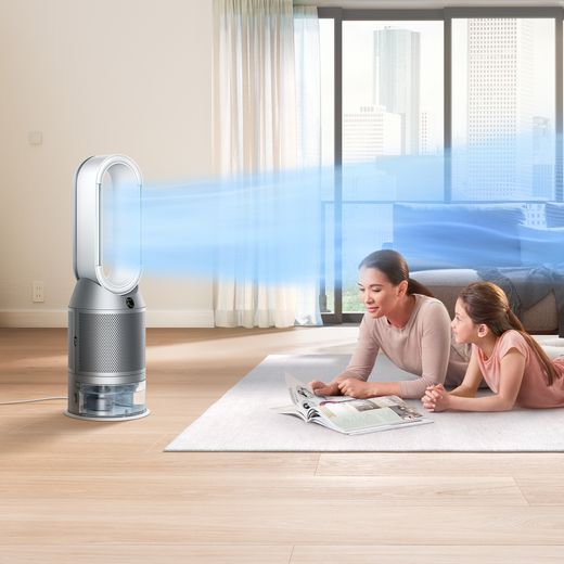 Dyson Humidify+Cool™ Auto React PH3A Air Purifier with Fan Cooling - White  / Nickel