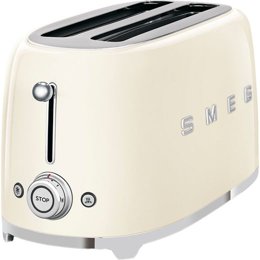 Smeg 50's Retro 4 Slice Toaster - Cream