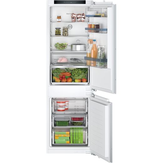 Bosch Serie 4 KIN86VFE0G Integrated 60/40 Frost Free Fridge Freezer with Fixed-mounted Kit - White - E Rated
