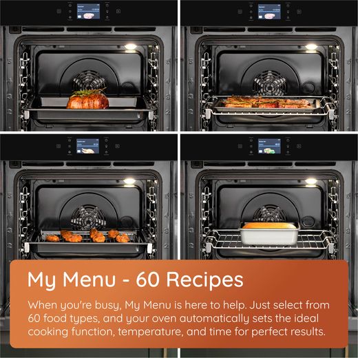 Hotpoint HOI6A8PT1SBUK Built In Electric Single Oven with Pyrolytic Cleaning - Black - Annotation - MyMenu_60_Recipes