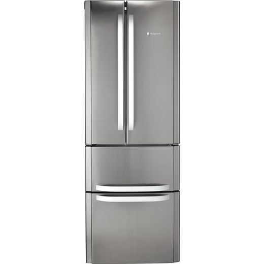 Hotpoint FFU4DX1 60/40 Frost Free Fridge Freezer - Stainless Steel Effect - F Rated