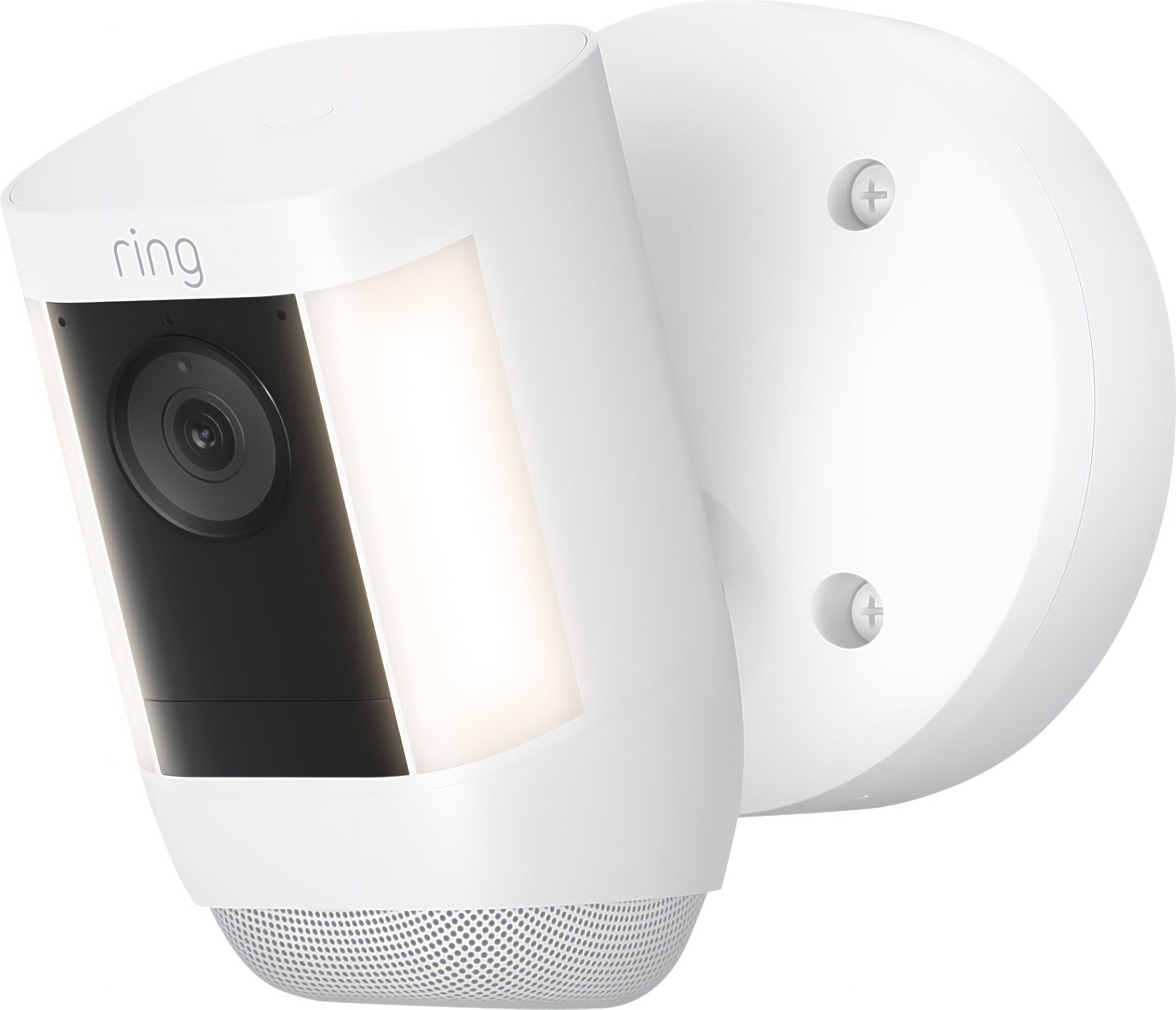 Ring Wired Spotlight Cam Pro Full HD 1080p Smart Home Security Camera - White, White