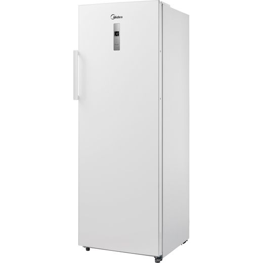 Midea MDRU333FZE01 172cm Upright Freezer - White - Left perpsective shot