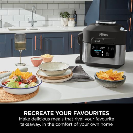 Ninja ON500UK 5.7 Litre Multi Cooker - Black Stainless Steel - Annotation - recreate your favs shot