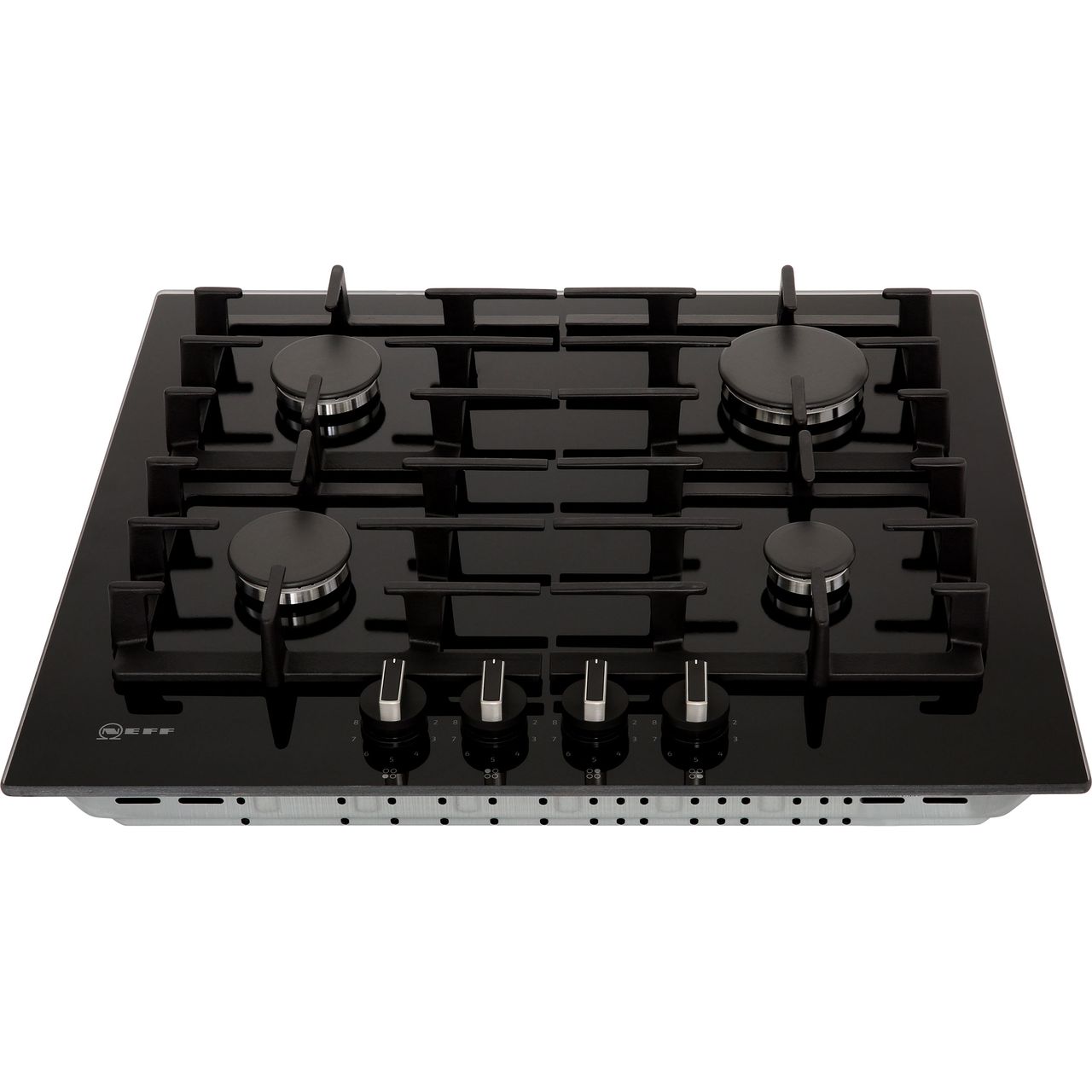 NEFF T26CS49S0 N70 Built In 59cm 4 Burners Gas Hob Black 4242004203322
