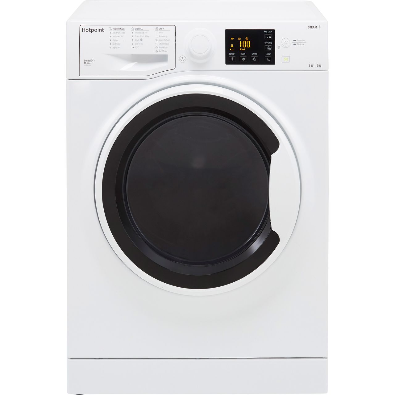 hotpoint steam washer dryer