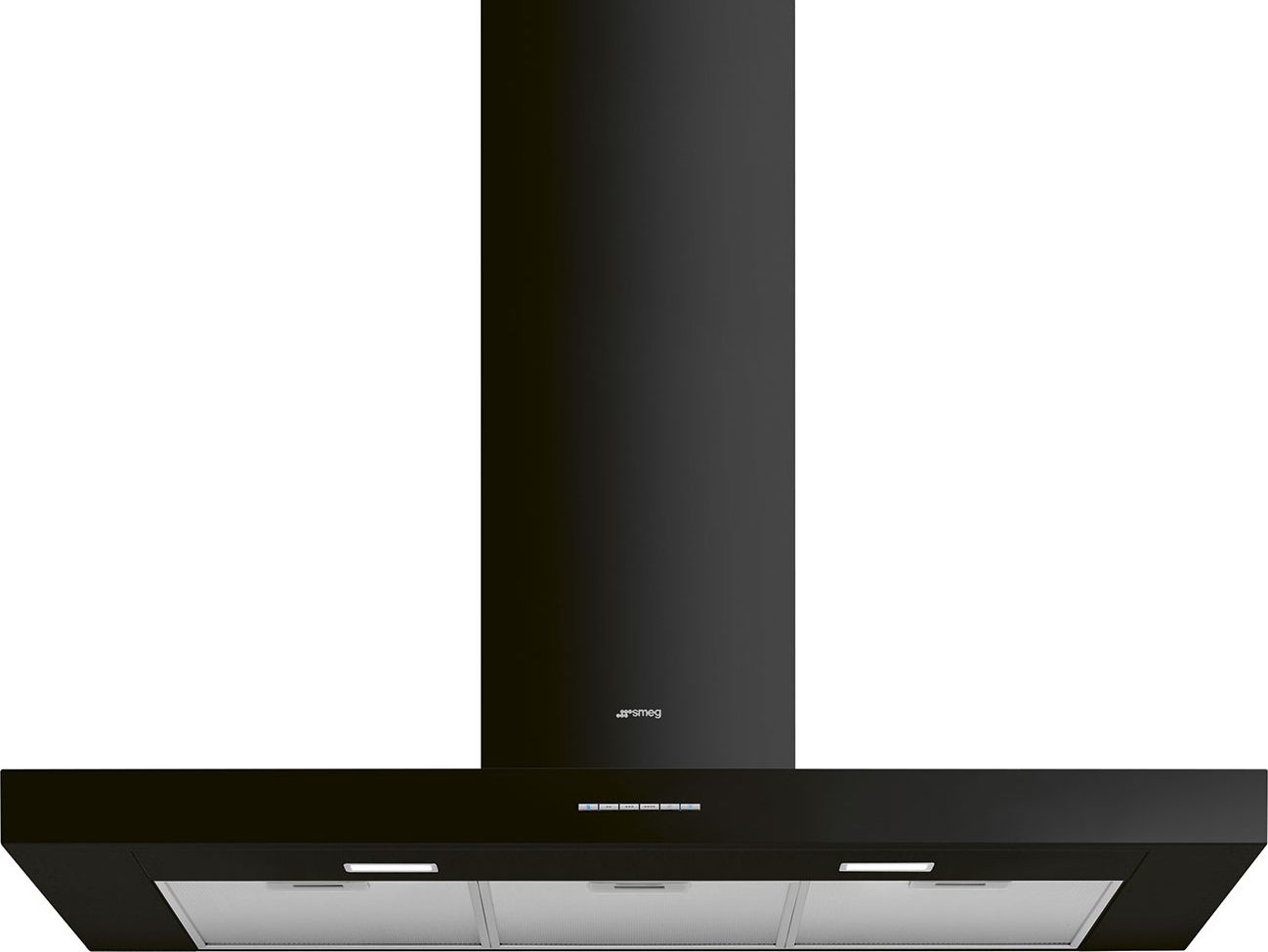 Smeg KBT100BL 100cm Chimney Cooker Hood - Black