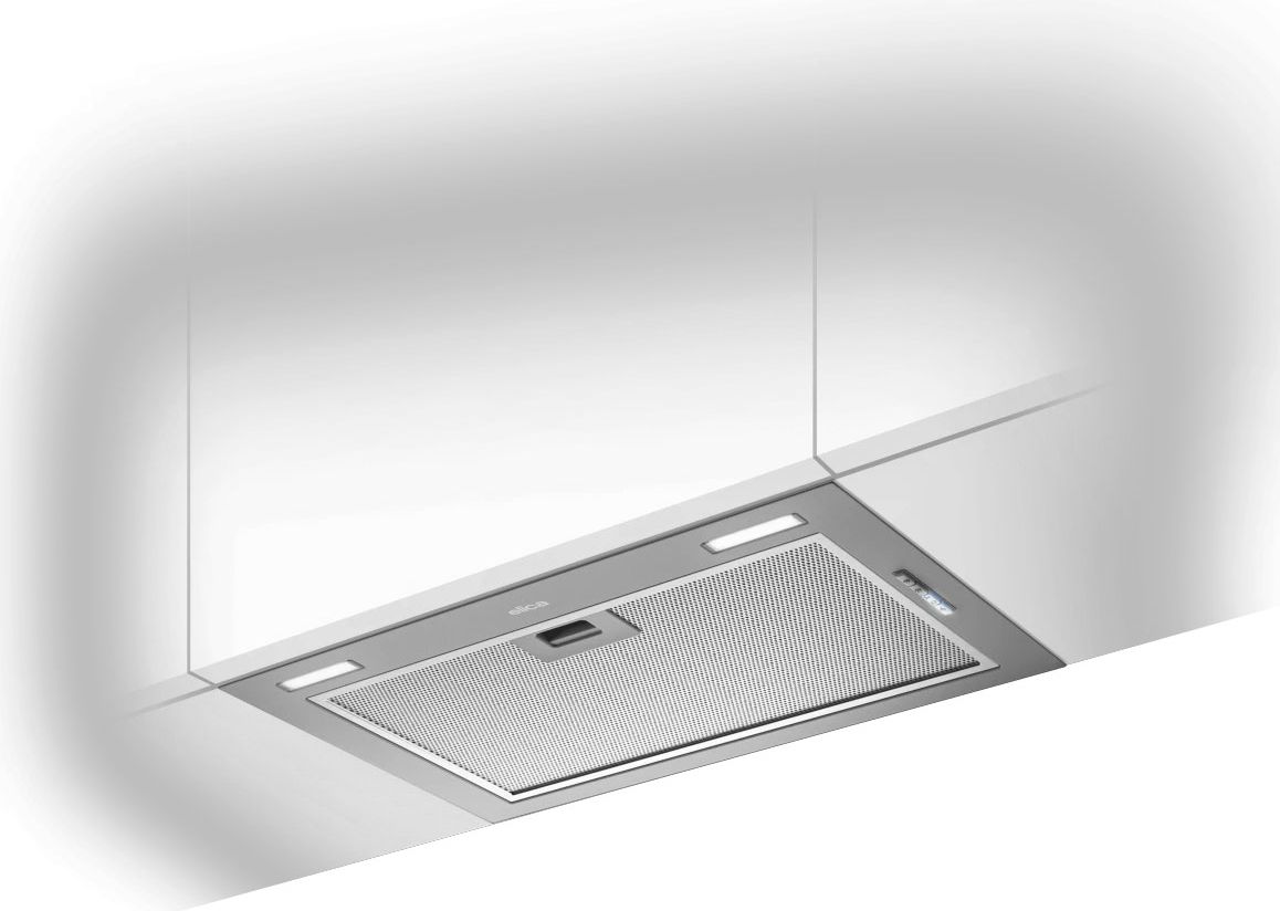 Image of Elica FOLD-GR-60 51 cm Canopy Cooker Hood - Grey - For Ducted/Recirculating Ventilation, Grey