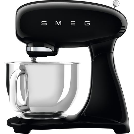 Smeg 50's Retro SMF03BLUK Stand Mixer with 4.8 Litre Bowl - Black