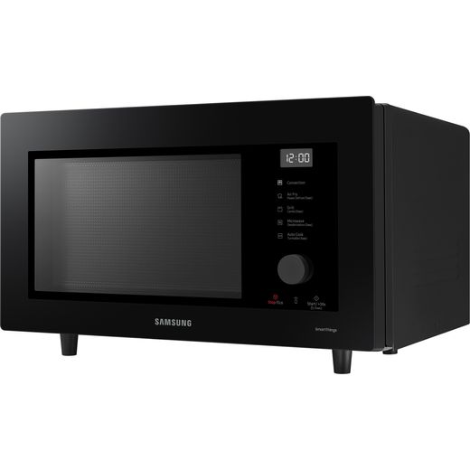 Samsung MC32DG7646CKE3 33cm High, Freestanding Microwave - Black - Left perspective