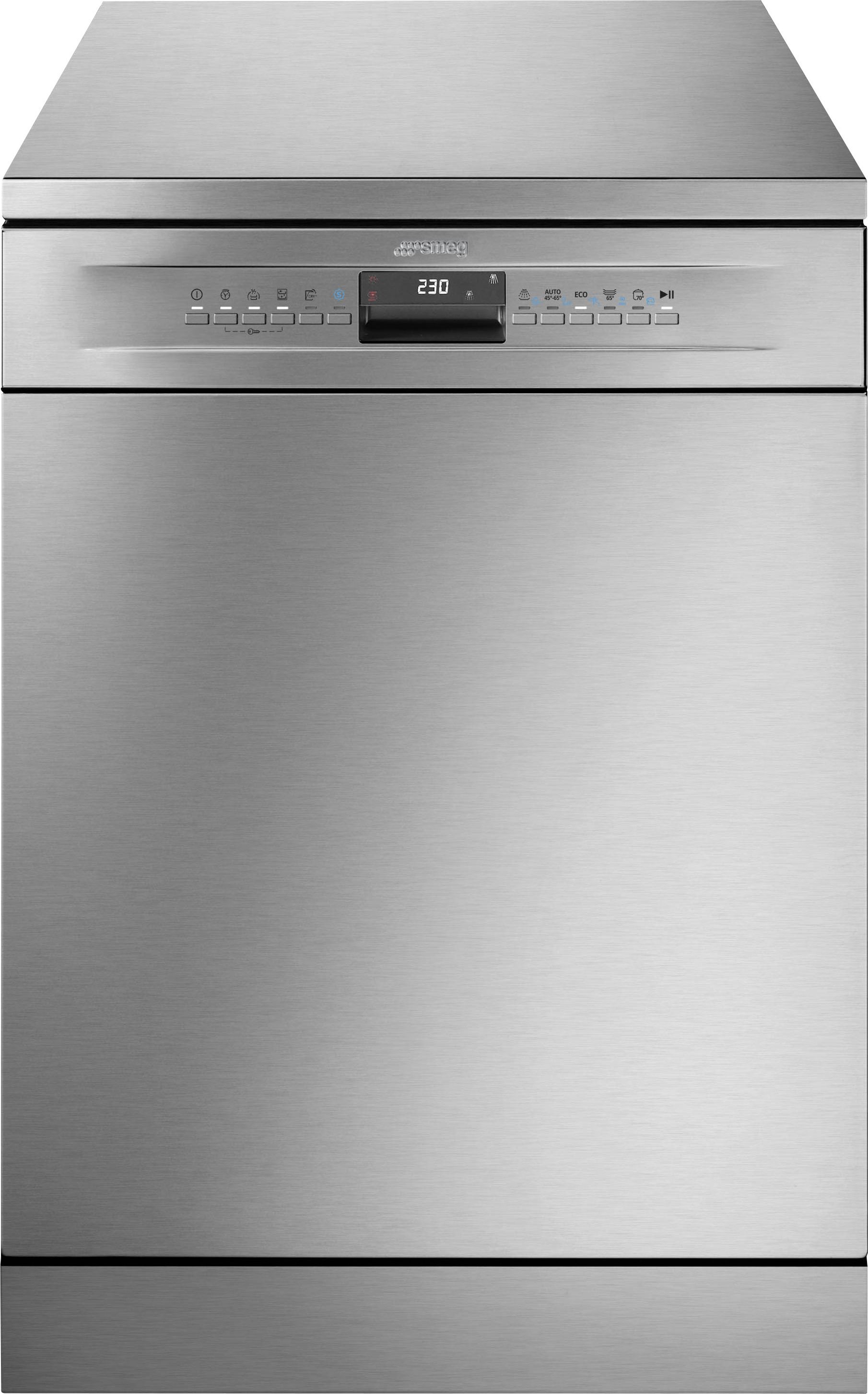 Smeg DF344AX Freestanding Dishwasher - 60cm - Stainless Steel - 14 Place Settings - A Rated
