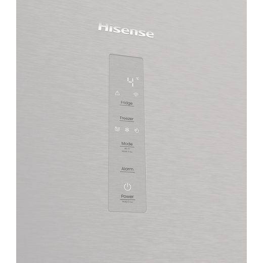 Hisense RB5P410SACCUK 203cm High No Frost Fridge Freezer - Stainless Steel - Control panel shot 