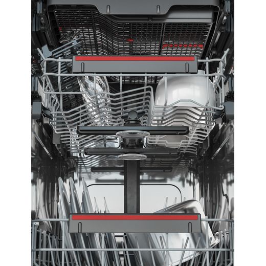 AEG Slimline Dishwasher - Grey - Close up inside dishwasher shot
