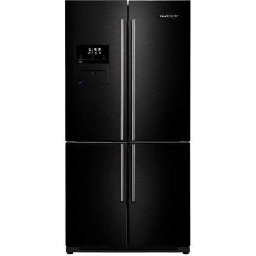 Rangemaster SXS Deluxe RSXS19BL/C American Fridge Freezer - Black - G Rated