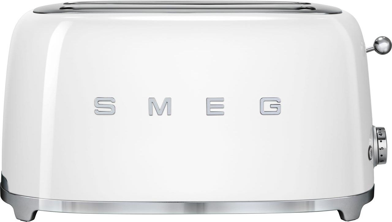 Smeg 50's Retro TSF02WHUK 4 Slice Toaster - White