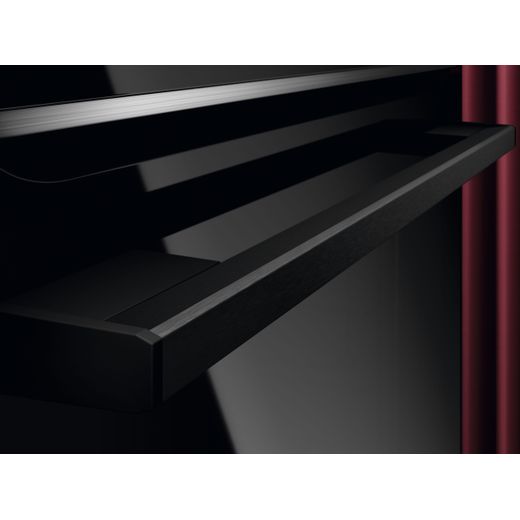 AEG 6000 SenseCook® TS6PB521AB Built In Electric Single Oven with Pyrolytic Cleaning - Black - Annotation - Handle closeup