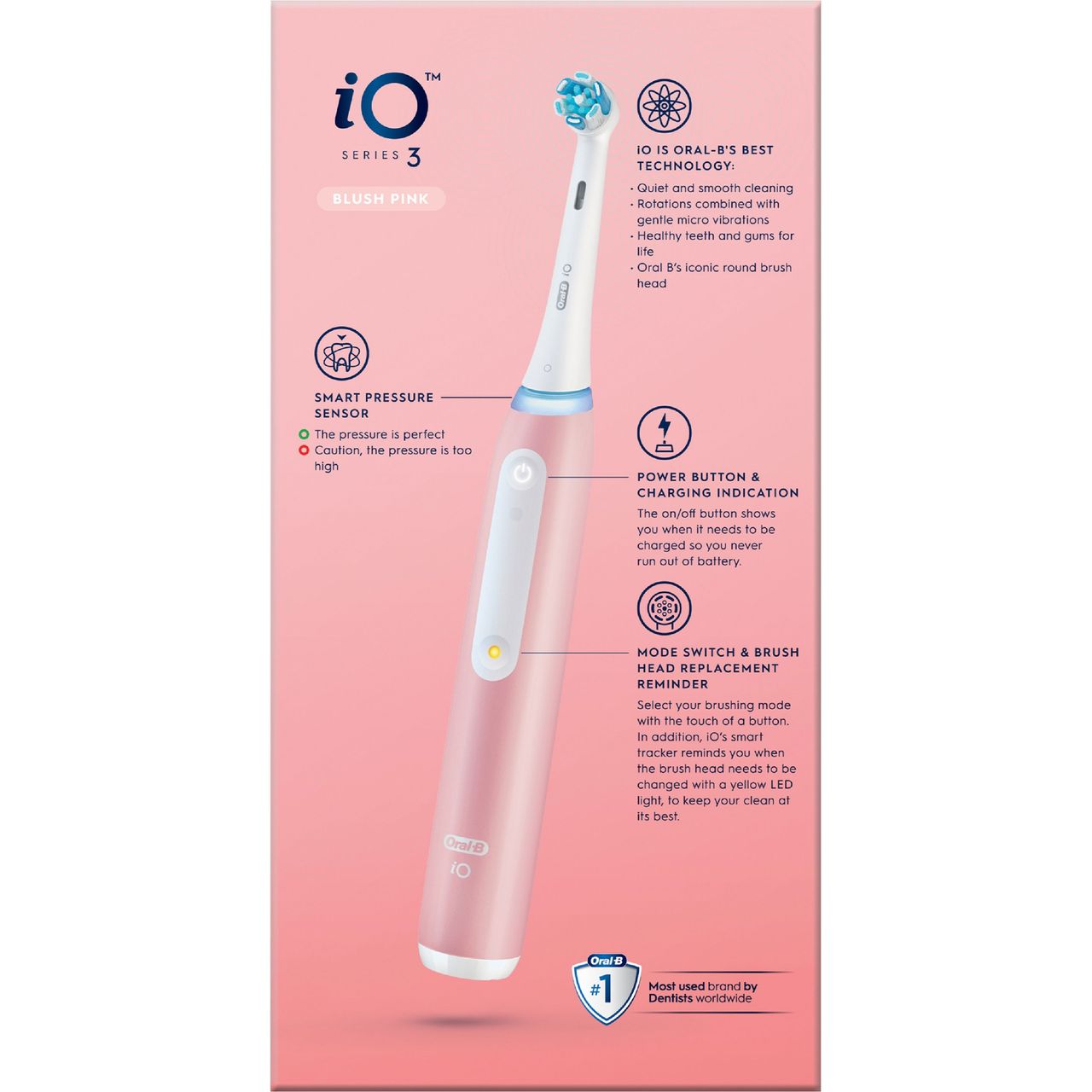 Oral B Electric Toothbrush | ORAIO3PK_BPK | ao.com