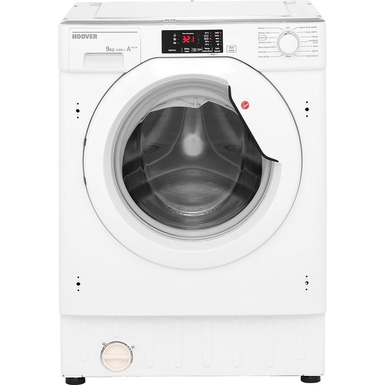 Hoover H-WASH 300 HBWM914D Integrated 9Kg Washing Machine with 1400 rpm Review