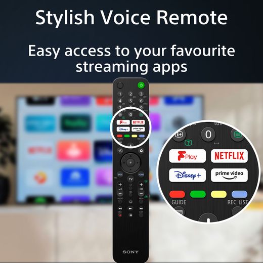 Sony Bravia W800 32" 720p HD Ready Smart Android TV  - Annotation - Voice remote shot