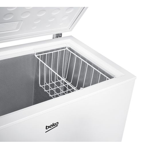 Beko Chest Freezer - White - Close up inside shot