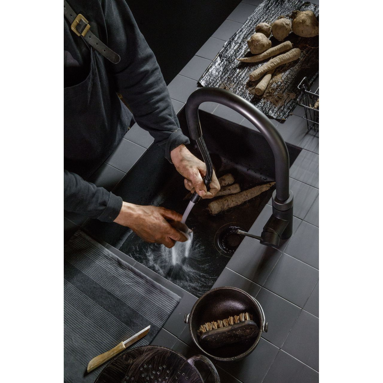 Quooker PRO3 tank, CUBE & Flex tap | FXRBLKBUN | ao.com
