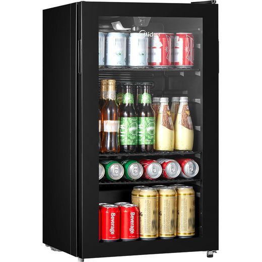 Midea Wine Cooler - Black - right perpsective shot