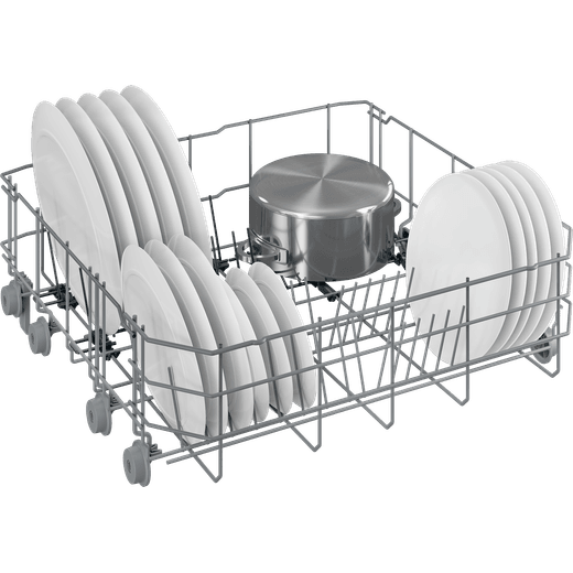 Beko b300 Standard Dishwasher - angled shot of lower basket