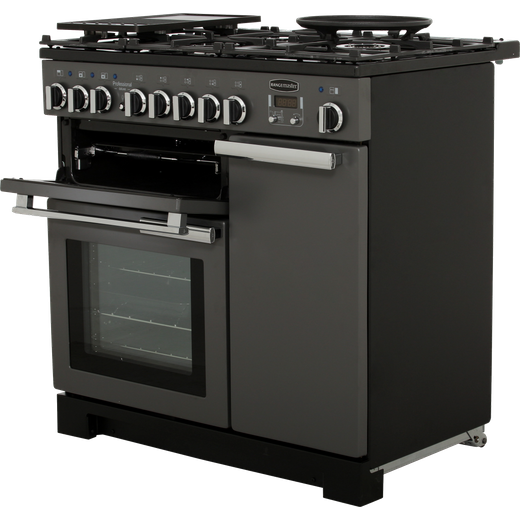 Rangemaster Professional Deluxe 90cm Dual Fuel Range Cooker - Slate