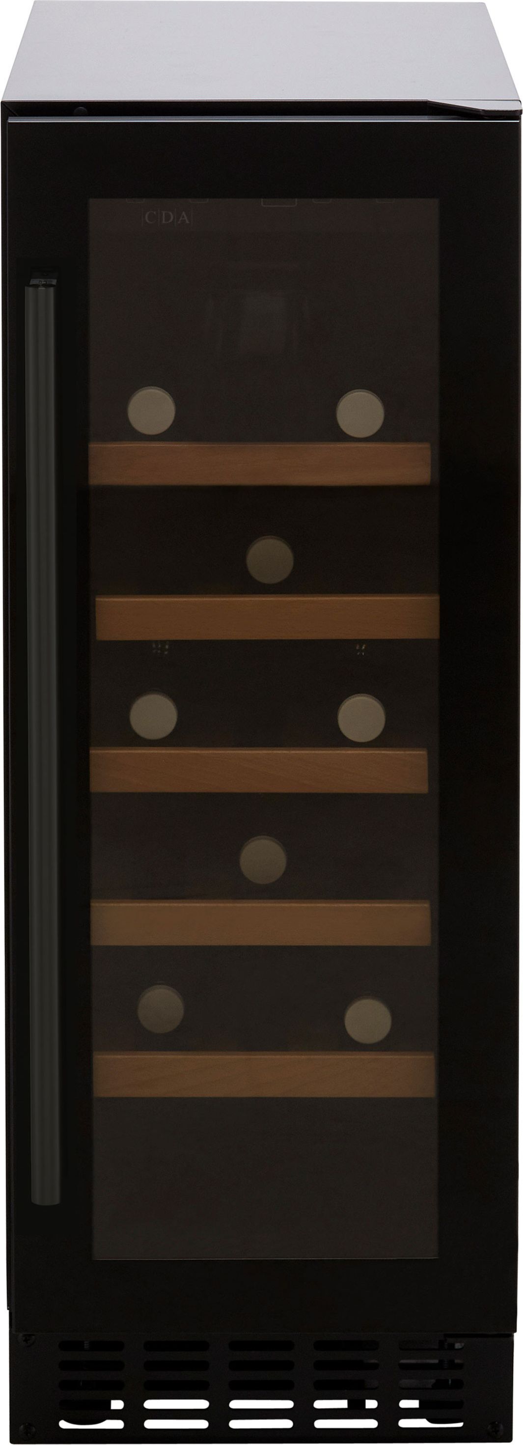 CDA Wine Cooler - 20 Bottle Capacity - Black - Freestanding