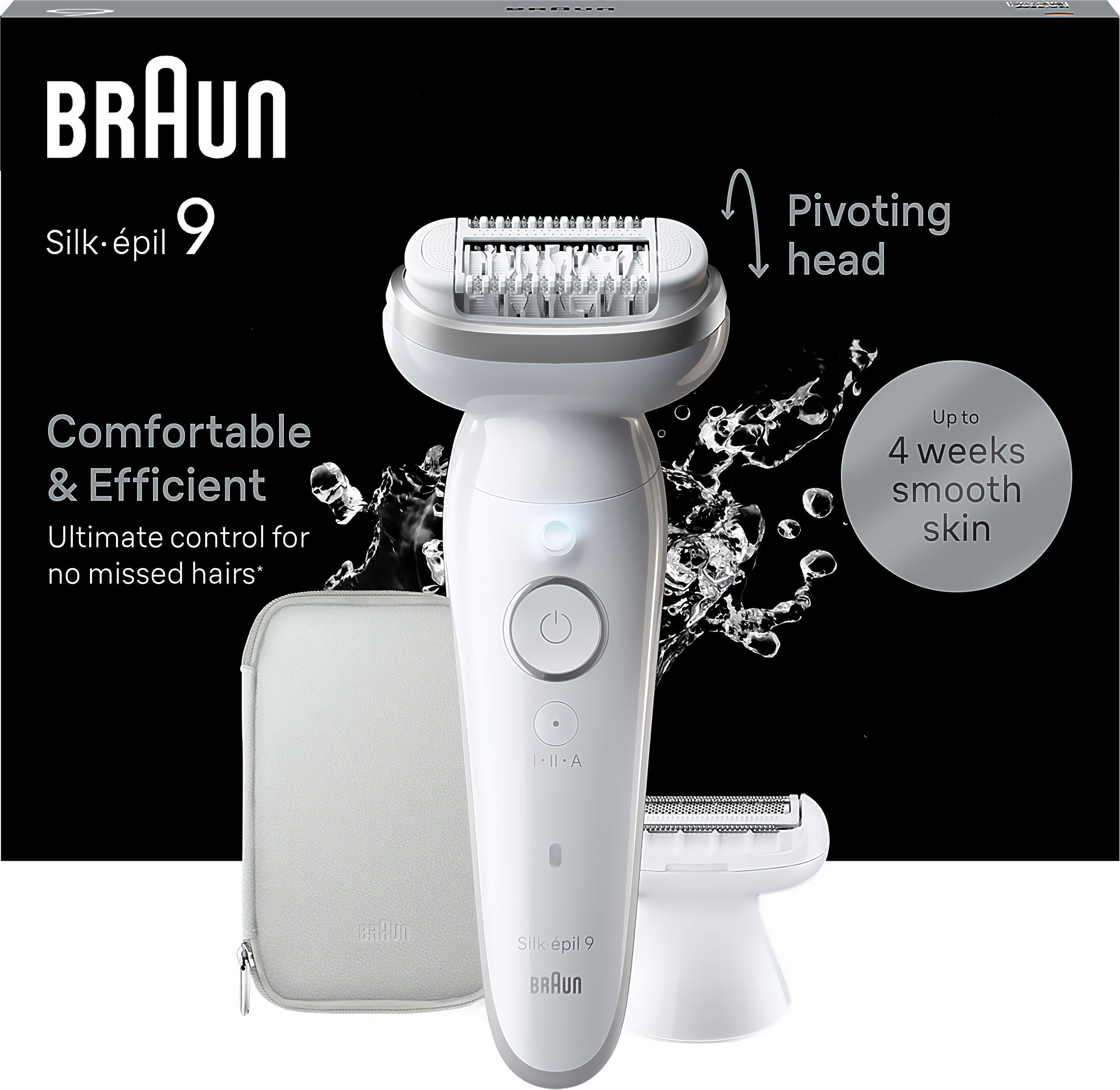 Braun Silk-épil 9 Epilator White, White