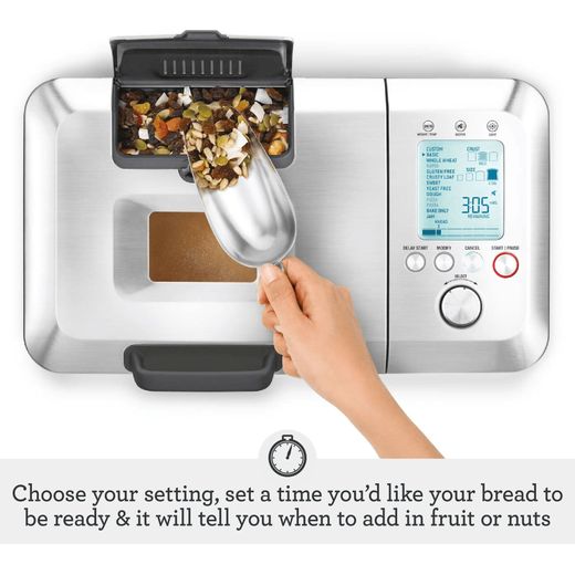 Sage The Custom Loaf Pro Bread Maker - Stainless Steel - Annotation - Choose setting shot