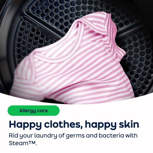 LG X10 Series Direct Drive™ 9Kg / 5Kg Washer Dryer - White - AO Annotation - Steam™