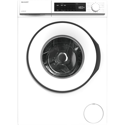 Sharp ES-NFB8141WD-EN 8Kg Washing Machine with 1400 rpm - White - D Rated