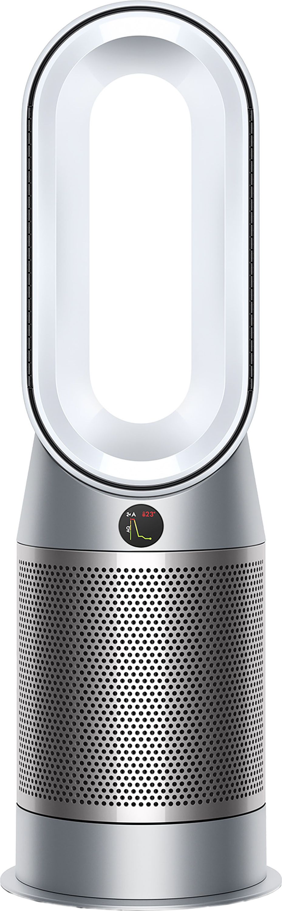 Dyson Hot+Cool Auto React HP7A Air Purifier with Fan Cooling - Silver / White, Silver