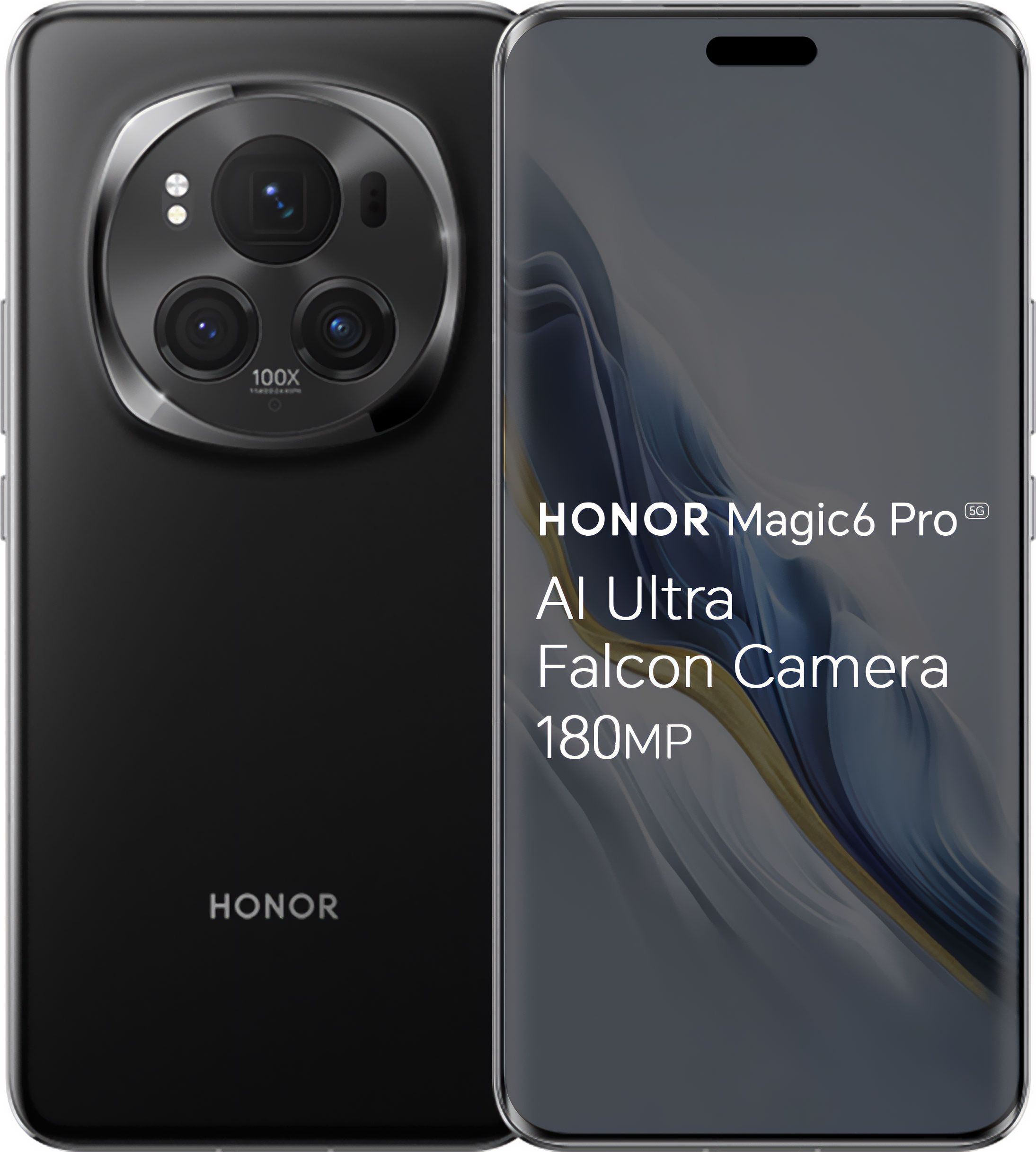 Honor Magic6 Pro 5G 512GB Folding Smart Phone in Black, Black