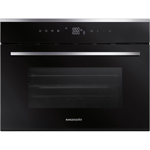 Rangemaster RMB45SCBL/SS Built In Compact Steam Oven - Black