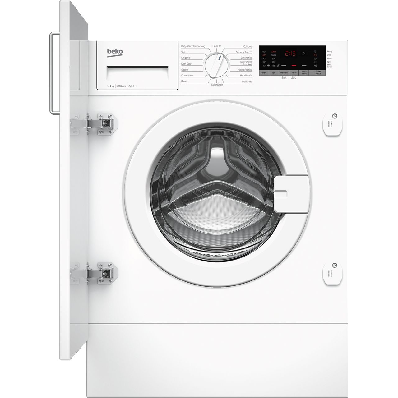 Beko WIR725451 Integrated 7Kg Washing Machine with 1200 rpm Review