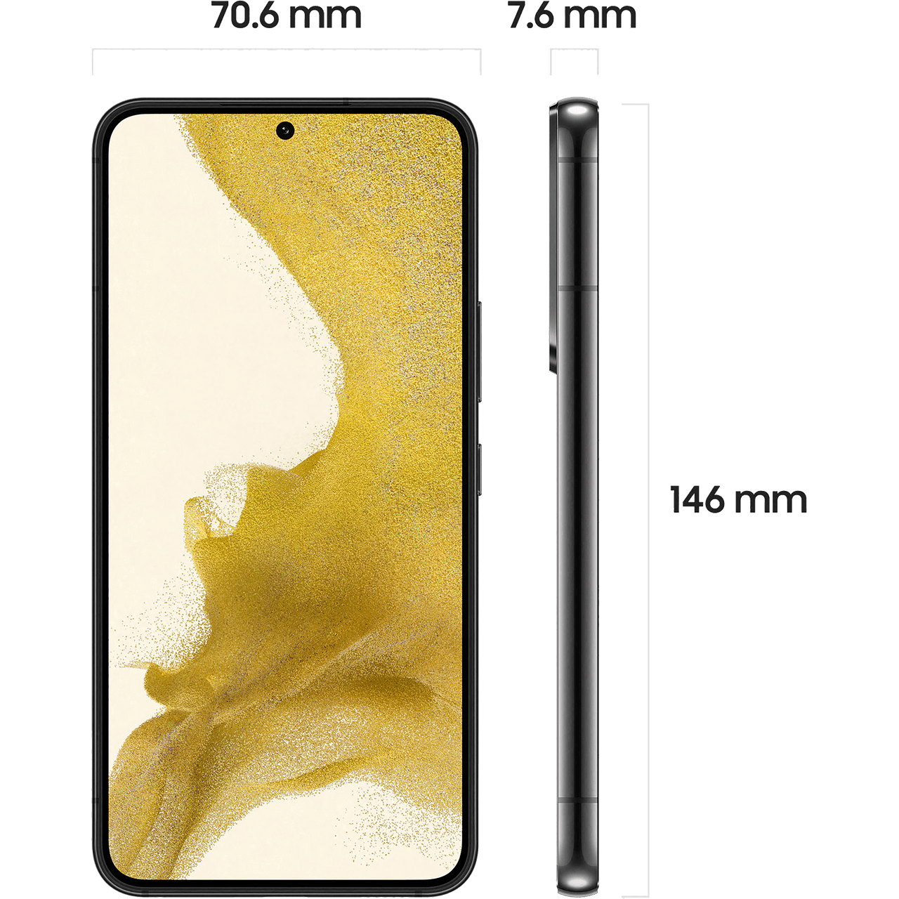 SM-S901BZKDEUB | Samsung Galaxy S22 Phone | Phantom Black | ao.com